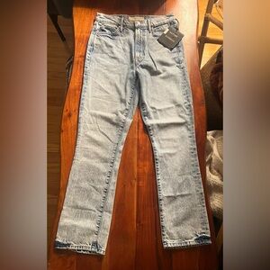 Brand NWT MOTHER Superior The Swooner Rascal Ankle high waisted jeans